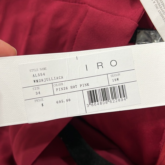 IRO Julliaca Jumpsuit in Hot Pink - Picture 10 of 10